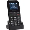 TELEFONO MOVIL 4G TECLA SOS BASE DE CARGA DENVER SENIOR BARRA