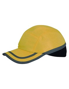 Compra Gorra antigolpes amarilla con banda reflectante CLIMAX 2452001102000 al mejor precio