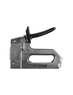 Compra Grapadora clavadora manual modelo 1502 l para grapas de 6 a 14 mm y puntas de 15 mm IRONSIDE 140013 al mejor precio