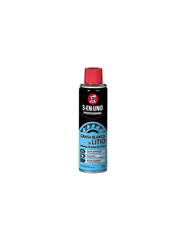 Compra Grasa blanca de litio spray 250 ml 3 EN 1 34453 al mejor precio