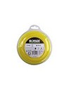 Compra Hilo nilon cuadrado diámetro 2,4 mm 33 m amarillo o naranja IRONSIDE GARDEN 504105 al mejor precio