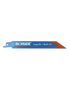 Compra Hoja sierra sable para metal s918 bf 5 uds 200695-150 mm recto fino IRONSIDE 200695 al mejor precio