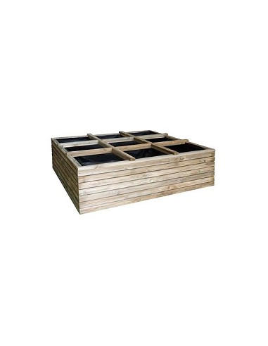 Compra Huerto urbano madera horizon basil 120x120x36 cm FOREST 4576 al mejor precio