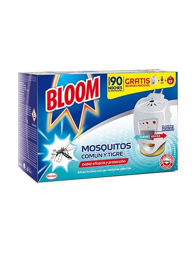Compra Insecticida electrico mosquitos común y tigre bloom difusor más 2 recambios BLOOM 2868973 al mejor precio