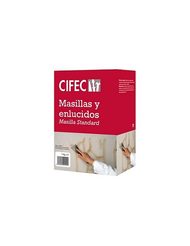 Compra Masilla standard polvo p/enlucido 1 kg CIFEC 8-652/1 al mejor precio