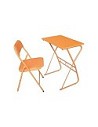 Compra Mesa más silla (set escolar) naranja QFPLUS 214070-ORANGE al mejor precio
