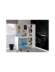 Compra Mesa ordenador con estanteria duplo blanco 144 x 120 x 53 cm FOREX 008314A al mejor precio