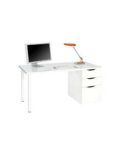 Compra Mesa ordenador reversible blanco artik 74 x 138 x 60 cm FOREX 004604A al mejor precio