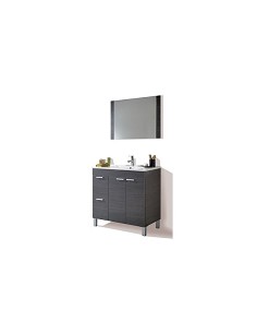 Compra Mueble baño 80 cm más espejo aktiva gris 80 x 80 x 46 cm ARKITMOBEL 305450G al mejor precio