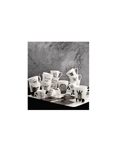 Compra Mug new bone china animals (display) 31 cl - mug NON 8745368 al mejor precio