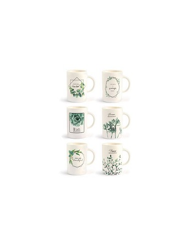 Compra Mug new bone china hojas 40 cl - surtido 8070168 al mejor precio
