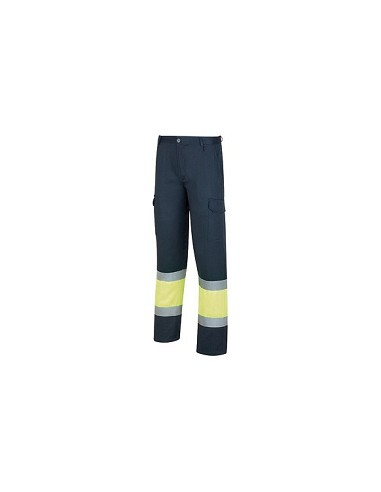 Compra Pantalon alta visibilidad azul marino / amarillo fluor talla 42 MARCA 388-PFY/A42 al mejor precio