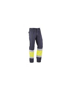 Compra Pantalon alta visibilidad kreta talla xl marino / amarillo JUBA HV810/XL al mejor precio
