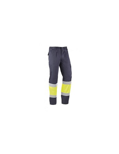 Compra Pantalon alta visibilidad kreta talla xl marino / amarillo JUBA HV810/XL al mejor precio
