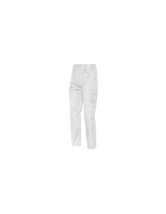 Compra Pantalon multibolsillos 195 gr euromix blanco talla l ISSA 8039-050-L al mejor precio