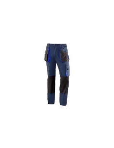 Compra Pantalon multibolsillos 265 gr top range azul / negro talla xl JUBA 981/XL al mejor precio