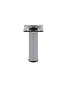 Compra Pata para mesa redonda modelo 4 acero plata diámetro 30 x 200 mm AMIG 21752 al mejor precio