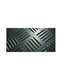 Compra Pavimento caucho estribera checker negro rollo de 10 m. x 1,4 m. de ancho 1625 al mejor precio