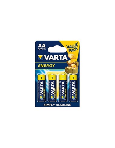 Compra Pila alcalina energy lr6 aa 4 unidades VARTA 38471 al mejor precio