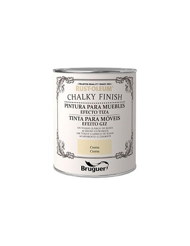 Compra Pintura efecto tiza chalky finish 750 ml crema RUST-OLEUM 5397512 al mejor precio