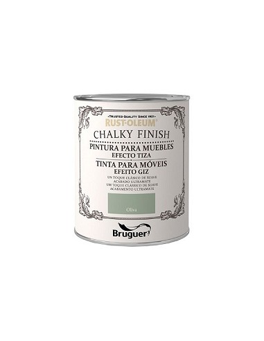 Compra Pintura efecto tiza chalky finish 750 ml oliva RUST-OLEUM 5397527 al mejor precio