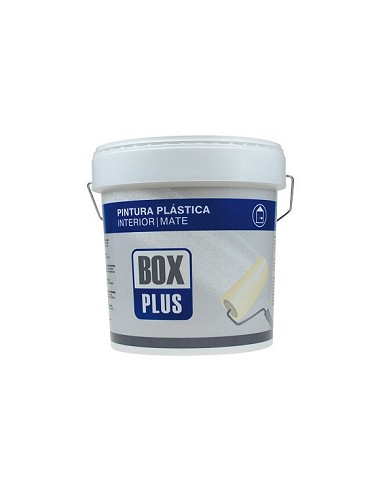 Compra Pintura plastica exterior interior mate 5 kg blanco BOX PLUS 6003 al mejor precio