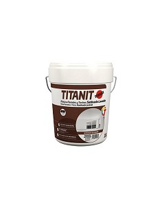Compra Pintura plastica interior exterior titanit satinado 4 l blanco TITAN 12200004/5805890 al mejor precio