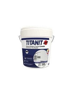 Compra Pintura plastica interior titanit mate 15 l blanco TITAN 29190015/5806112 al mejor precio