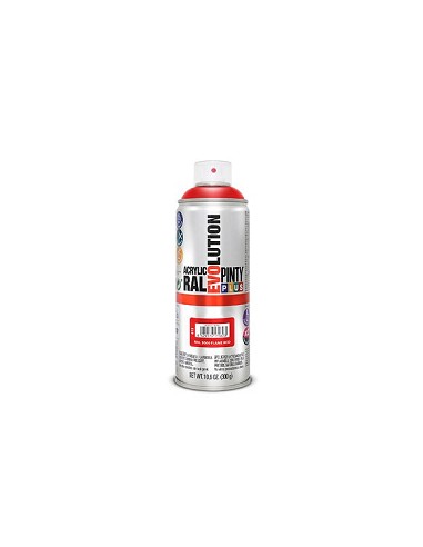 Compra Pintura spray acrilica evolution 520 cc ral 3000 rojo brillo PINTYPLUS 615 al mejor precio