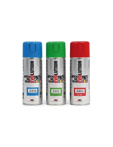 Compra Pintura spray acrilica evolution 270 cc ral 8011 marron brillo PINTYPLUS 227 al mejor precio