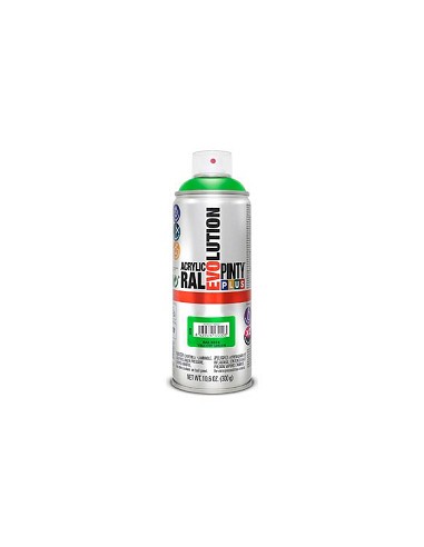 Compra Pintura spray acrilica evolution 520 cc ral 6018 verde brillo PINTYPLUS 608 al mejor precio