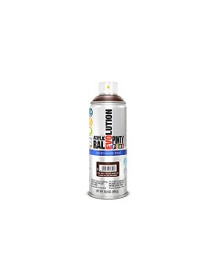 Compra Pintura spray al agua evolution water based 520 cc ral 8017 marron chocolate brillo PINTYPLUS 881 al mejor precio
