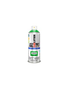 Compra Pintura spray al agua evolution water based 520 cc ral 6018 verde amarillento brillo PINTYPLUS 841 al mejor precio
