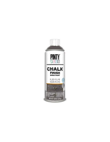 Compra Pintura spray chalk 520 cc negro plomo PINTYPLUS 799 al mejor precio