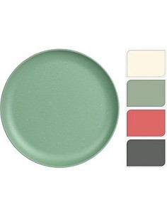 Compra Plato melamina surtido mate gris, verde, coral y c llano 25 cm KOOPMAN 177601390 al mejor precio