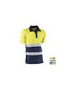Compra Polo alta visibilidad gales amarillo / azul talla s JUBA HV720BCAZUL/S al mejor precio
