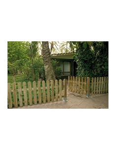 Compra Puerta valla clasica madera rayada 80 x 100 cm CATRAL 31030004 al mejor precio