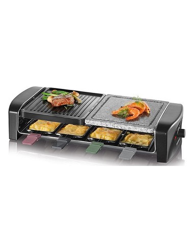 Compra Raclette mixta party grill 8 personas-1400 w SEVERIN RG-9645 al mejor precio