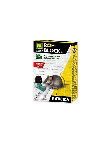 Compra Raticida roe block 260 gr MASS? 231534 al mejor precio
