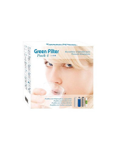Compra Recambio 3 filtros más posfiltro green filter GREEN FILTER 763308 al mejor precio