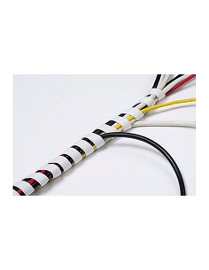 Compra Recogedor de cables tidy wrap 2.5 m blanco D'LINE 645589 al mejor precio