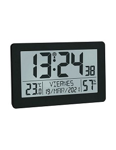 Compra Reloj despertador portatil negro con termometro HERTER 60.2557.01 al mejor precio