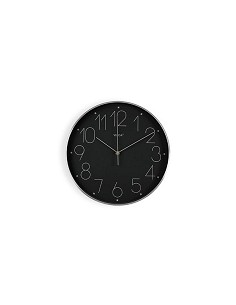Compra Reloj pared redondo aluminio diámetro 31 cm negro NON 18560821 al mejor precio