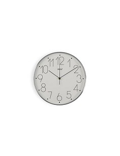 Compra Reloj pared redondo aluminio diámetro 31 cm blanco NON 18560820 al mejor precio