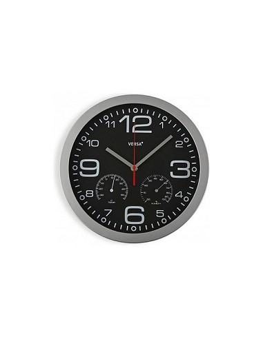 Compra Reloj pared redondo termometro/higrometro ø30 cm - negro NON 18565002 al mejor precio