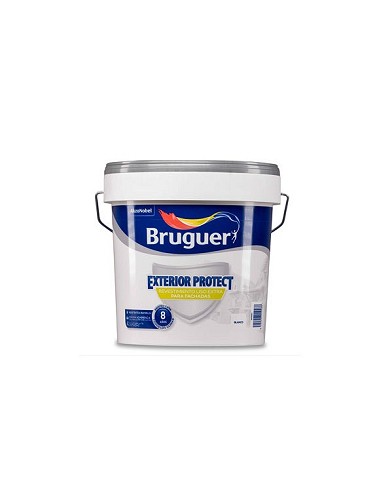 Compra Revestimiento exterior protect mate 4 l blanco BRUGUER 5235624 al mejor precio