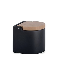 Compra Salero ceramica con tapa bambu negro KOOK TIME F053719 al mejor precio