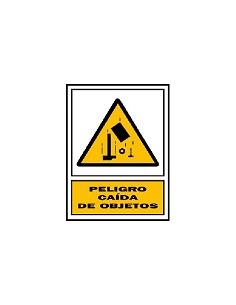 Compra Señal advertencia castellano 297 x 210 mm caida de objetos SERIGRAFIA MATARO 322 CAST al mejor precio