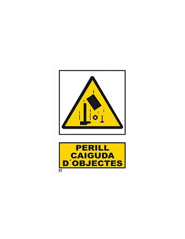 Compra Señal advertencia catalan 297 x 210 mm caiguda d'objectes SERIGRAFIA MATARO 322 CAT al mejor precio
