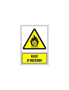 Compra Señal advertencia catalan 490x345 mm-risc d'incendi 200049PSC al mejor precio